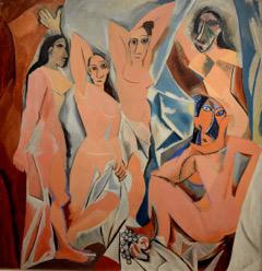 © Picasso, De jongedames van Avignon, 1907, c/o Pictoright Amsterdam 2018